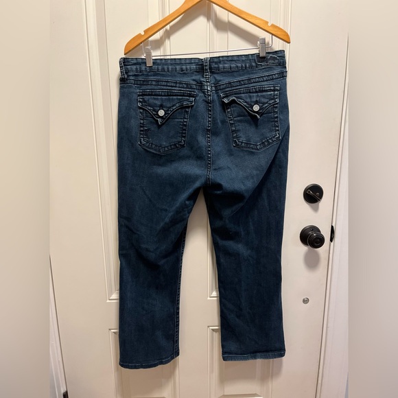 KUT from the Kloth 16W Women's Mid-Rise Back Flap Pockets Blue Jeans - Picture 9 of 9